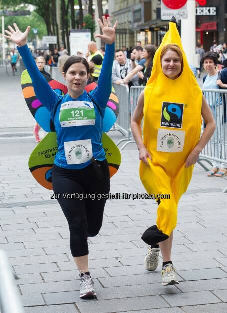 Schmetterling, Banane, © Hagen/Global 2000 Fairness Run (19.06.2015) 