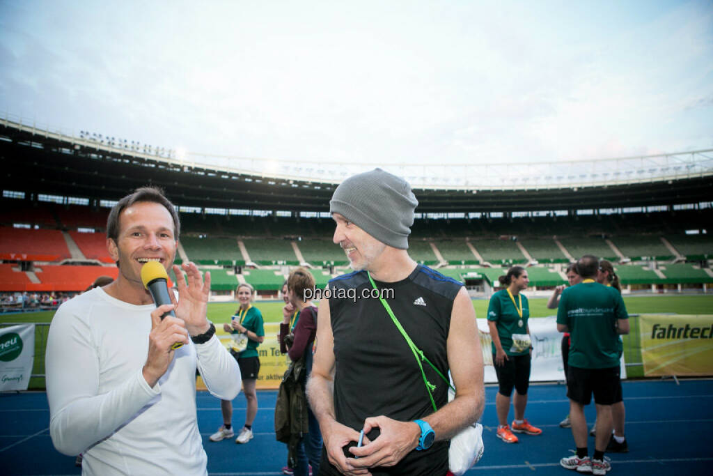 Alexander Rüdiger interviewt Christian Drastil, © photaq/Ludwig Hartweger/Martina Draper/div.Handypics (26.06.2015) 