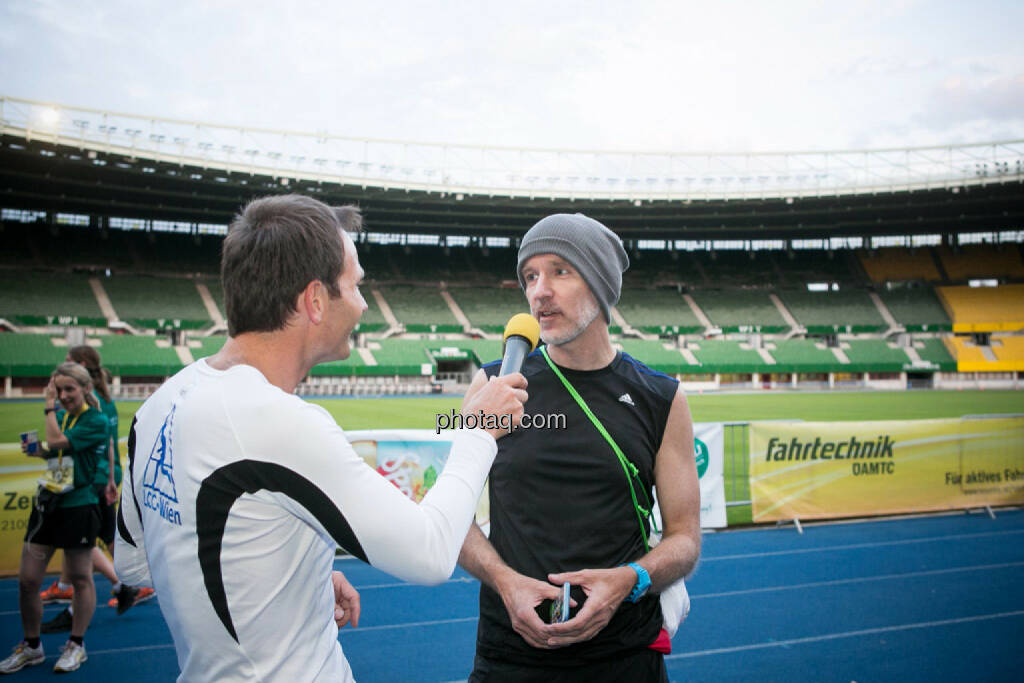 Alexander Rüdiger interviewt Christian Drastil, © photaq/Ludwig Hartweger/Martina Draper/div.Handypics (26.06.2015) 