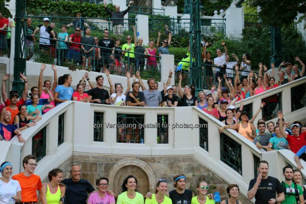 Strudhofstiege - Brooks Run Happy Tour Wien - Mit Anja Kulmann, René Hajek, Nadine Dlouhy, Alicia Eliskases, Xiaoshu Alice Hu (Bild: Brooks Running), © Brooks (29.06.2015) 