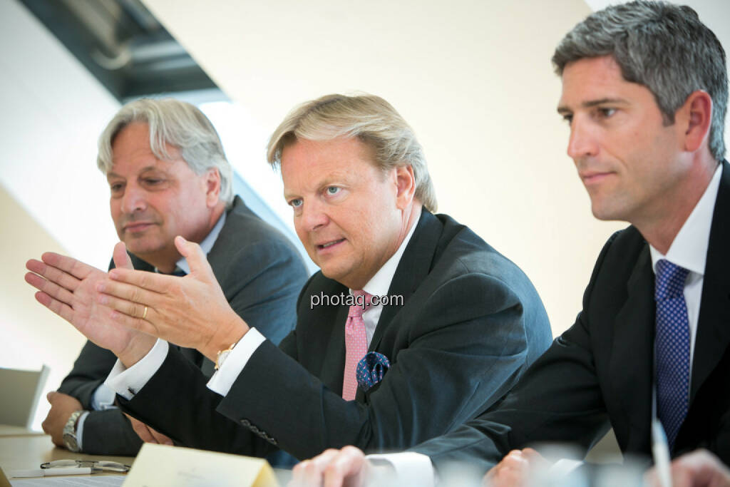 Ullrich Kallausch, Bernhard Ramsauer, Dietmar Baumgartner, Semper Constantia Privatbank, © photaq/Martina Draper (01.07.2015) 