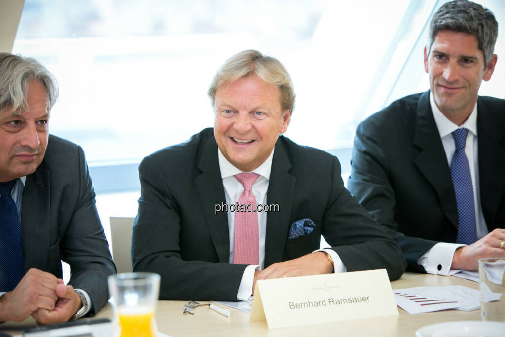 Ullrich Kallausch, Bernhard Ramsauer, Dietmar Baumgartner, Semper Constantia Privatbank, © photaq/Martina Draper (01.07.2015) 