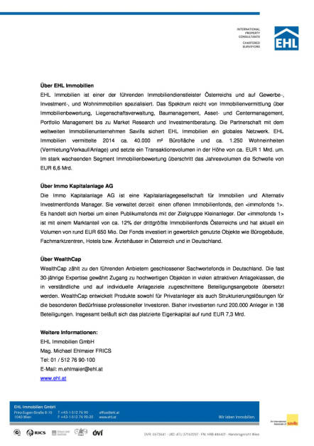 EHL Investment Consulting zum Verkauf des Bruckner Büro Centers in Linz an die ImmoKAG, Seite 2/2, komplettes Dokument unter http://boerse-social.com/static/uploads/file_205_ehl_immo_kag.pdf (06.07.2015) 