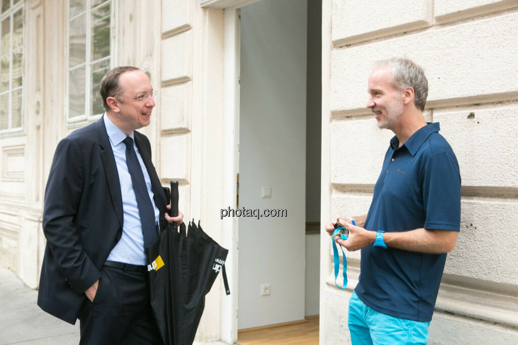 Roman Eisenschenk, Head of Austrian Sales Kepler Cheuvreux, Christian Drastil, © Martina Draper/photaq.com (08.07.2015) 