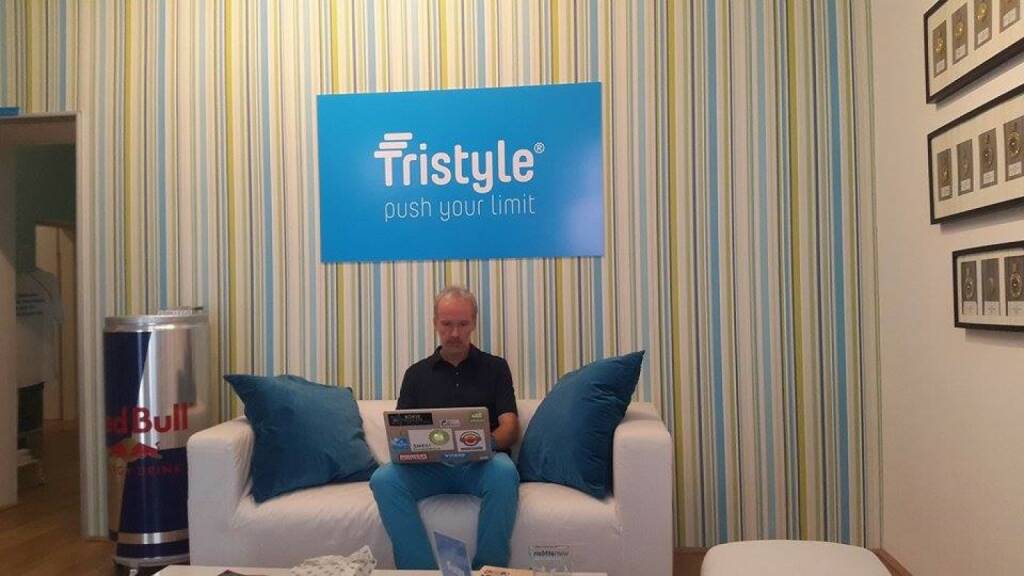 Christian Drastil verfasst eine Laufbotschaft bei Tristyle (08.07.2015) 