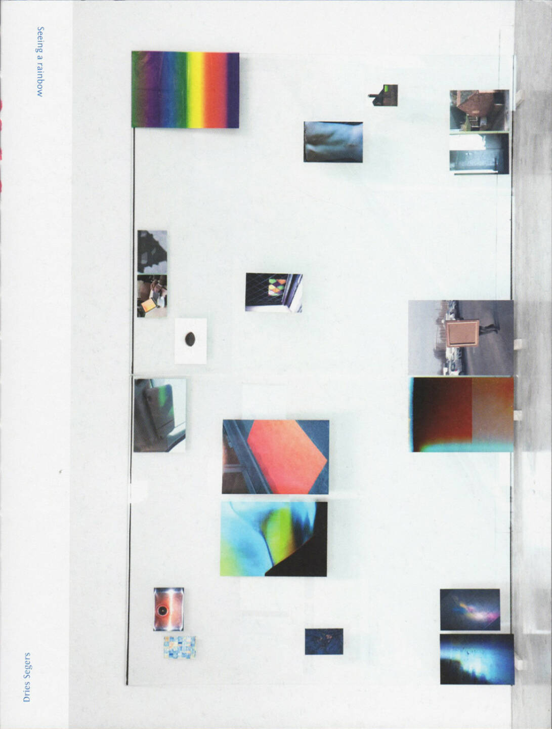 Dries Segers - Seeing a rainbow, Self published 2015, Cover - http://josefchladek.com/book/dries_segers_-_seeing_a_rainbow