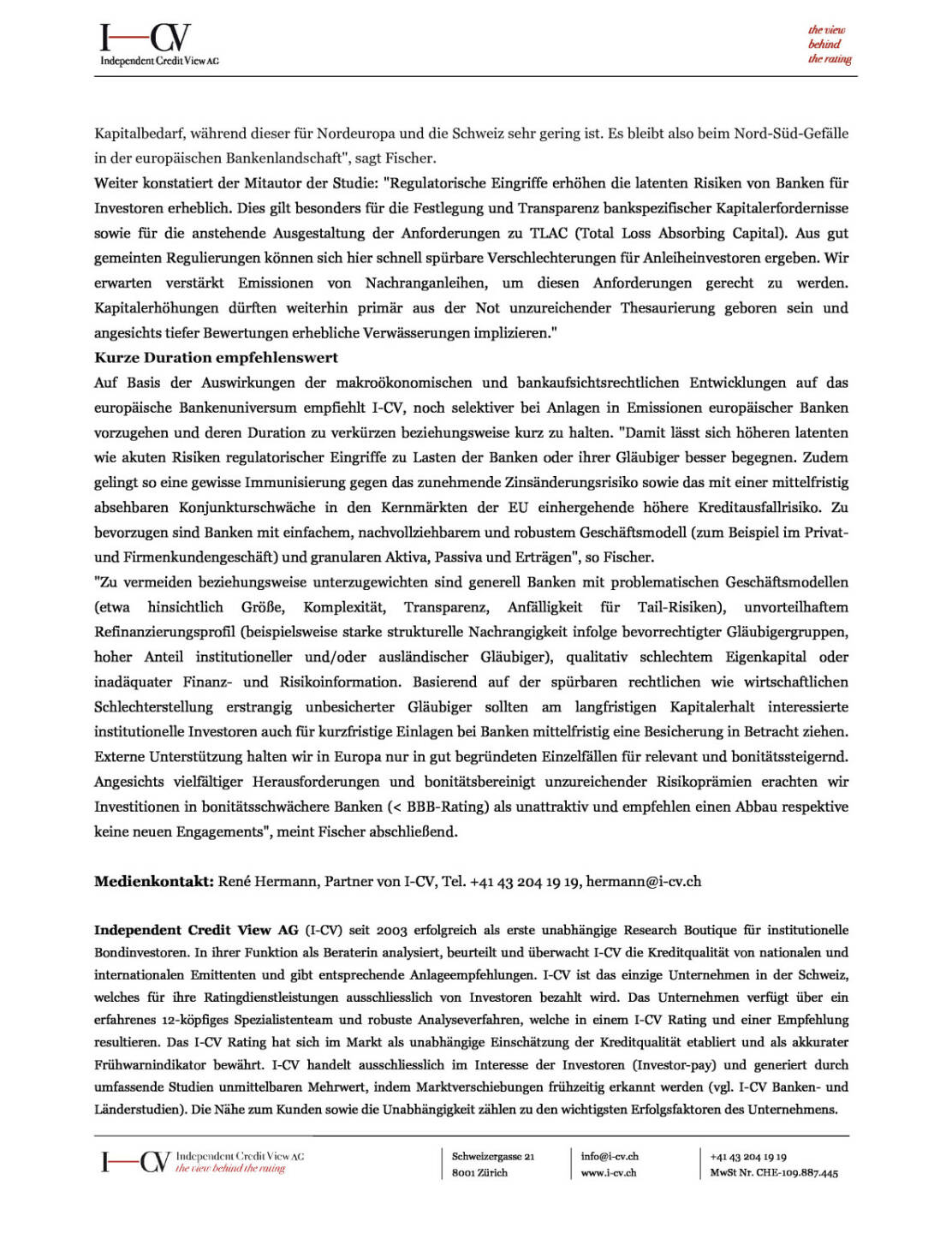 I-CV Bankenstudie 2015 sieht Nord-S&uuml;d-Gef&auml;lle, Seite 2/2, komplettes Dokument unter http://boerse-social.com/static/uploads/file_217_i-cv_bankenstudie_2015_sieht_nord-sud-gefalle.pdf