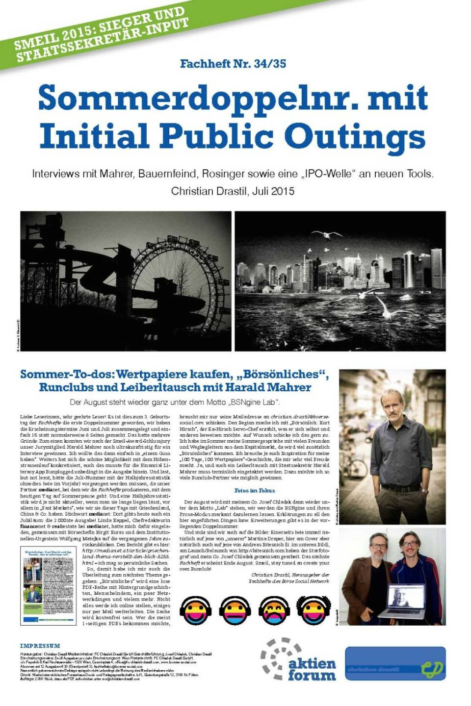Sommerdoppelnr. mit Initial Public Outings