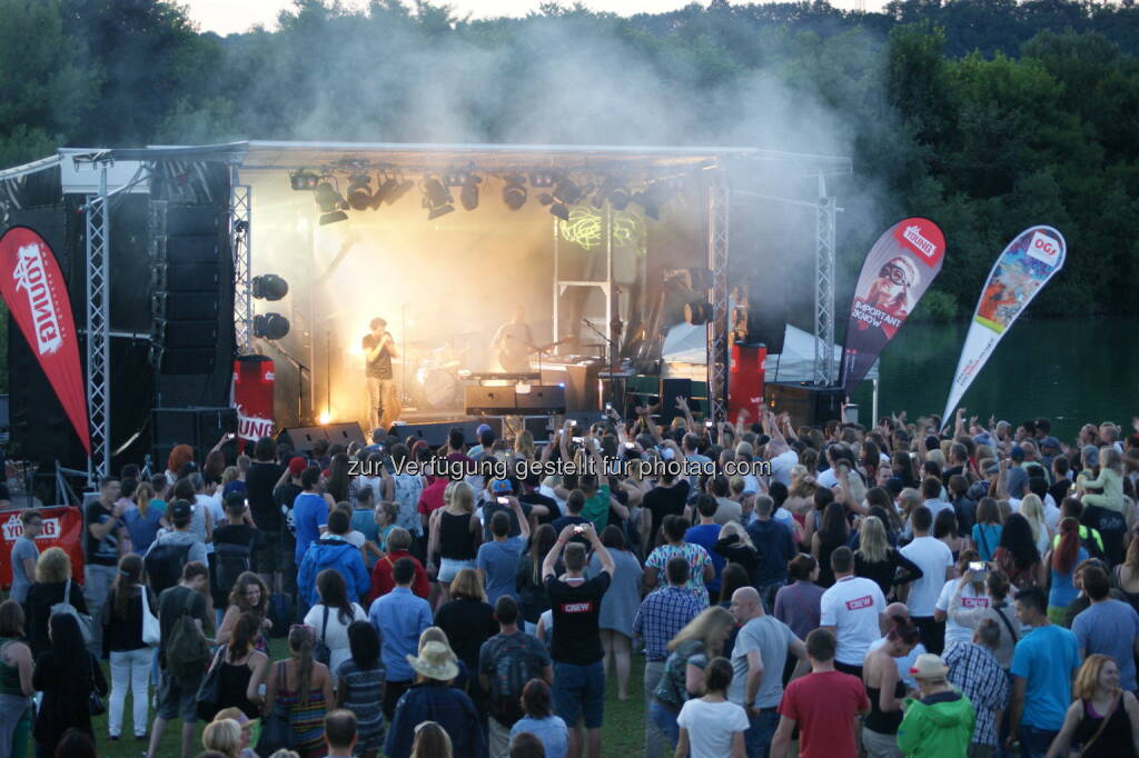 Julian le Play beim AK Young Sommer-Festival Splash Hard auf der Seebühne. © Soroush Asgarpour AK NÖ , © Aussender (13.07.2015) 