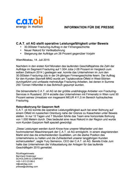 C.A.T. oil mit 30.000stem Fracturing-Auftrag, Seite 1/1, komplettes Dokument unter http://boerse-social.com/static/uploads/file_223_catoil_fracturing.pdf (14.07.2015) 