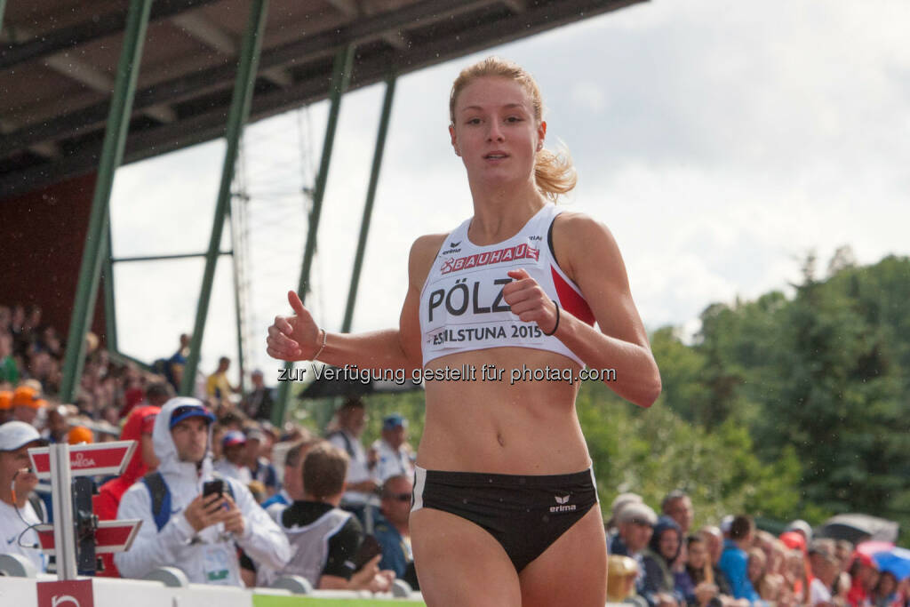 Carina Pölz, 100m (Bild: ÖLV/Coen Schilderman) (18.07.2015) 