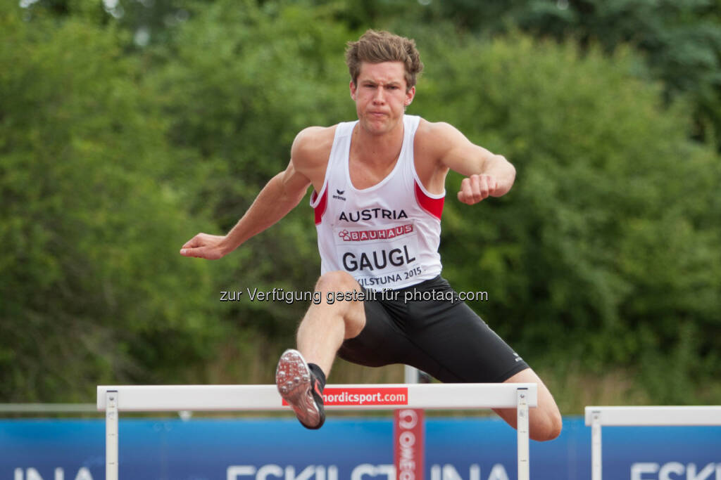 Sebastian Gaugl, 400m Hürden (Bild: ÖLV/Coen Schilderman) (18.07.2015) 