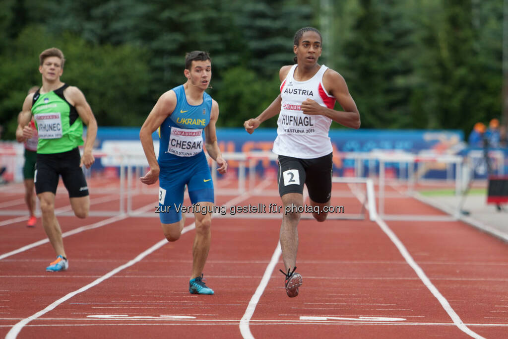 Dominik Hufnagl, 400m Hürden (Bild: ÖLV/Coen Schilderman) (18.07.2015) 