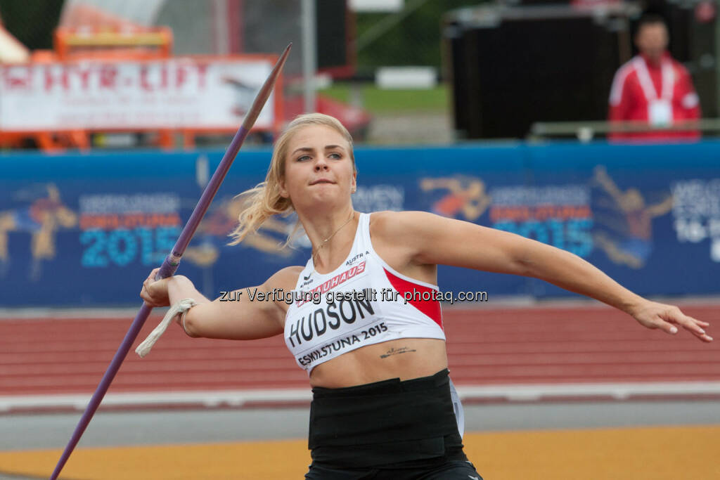 Victoria Hudson, Speerwerfen (Bild: ÖLV/Coen Schilderman) (18.07.2015) 