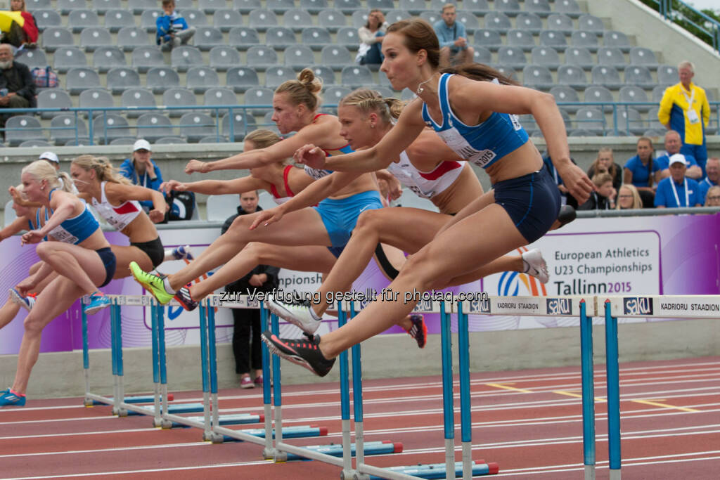 Ivona Dadic, Verena Preiner, 100m Hürden (Bild: ÖLV/Coen Schilderman) (20.07.2015) 