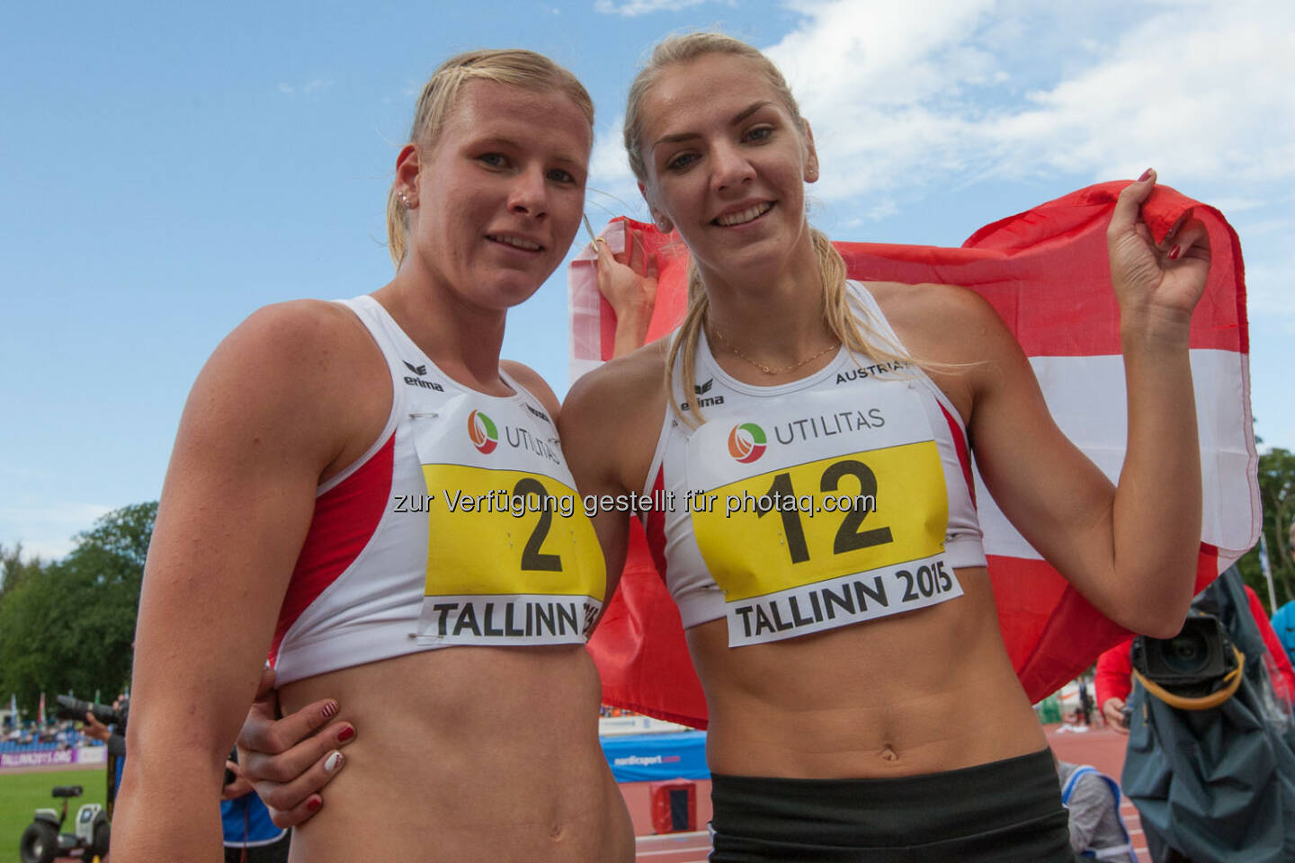 Verena Preiner, Ivona Dadic, Siebenkampf, Österreich (Bild: ÖLV/Coen Schilderman)