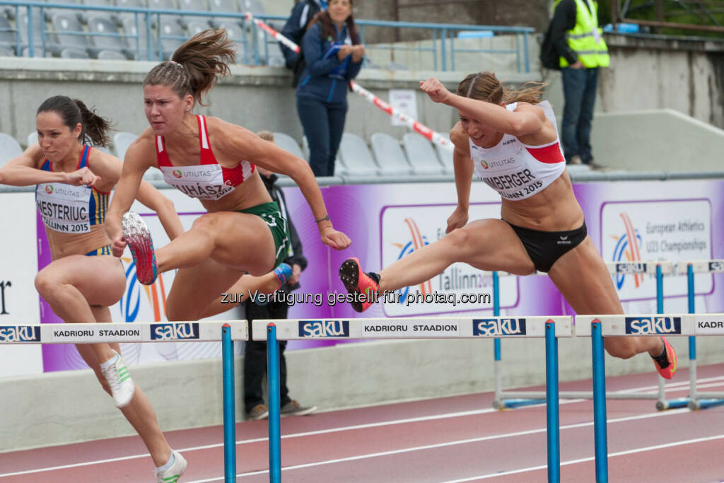 Eva Wimberger, 100m Hürden (Bild: ÖLV/Coen Schilderman) (21.07.2015) 