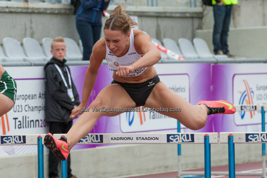 Eva Wimberger, 100m Hürden (Bild: ÖLV/Coen Schilderman) (21.07.2015) 