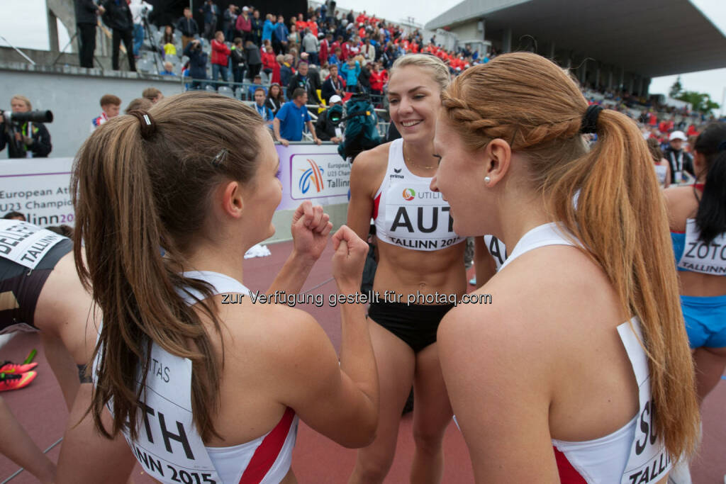 4x400m Staffel, Österreich, Austria (Bild: ÖLV/Coen Schilderman) (21.07.2015) 