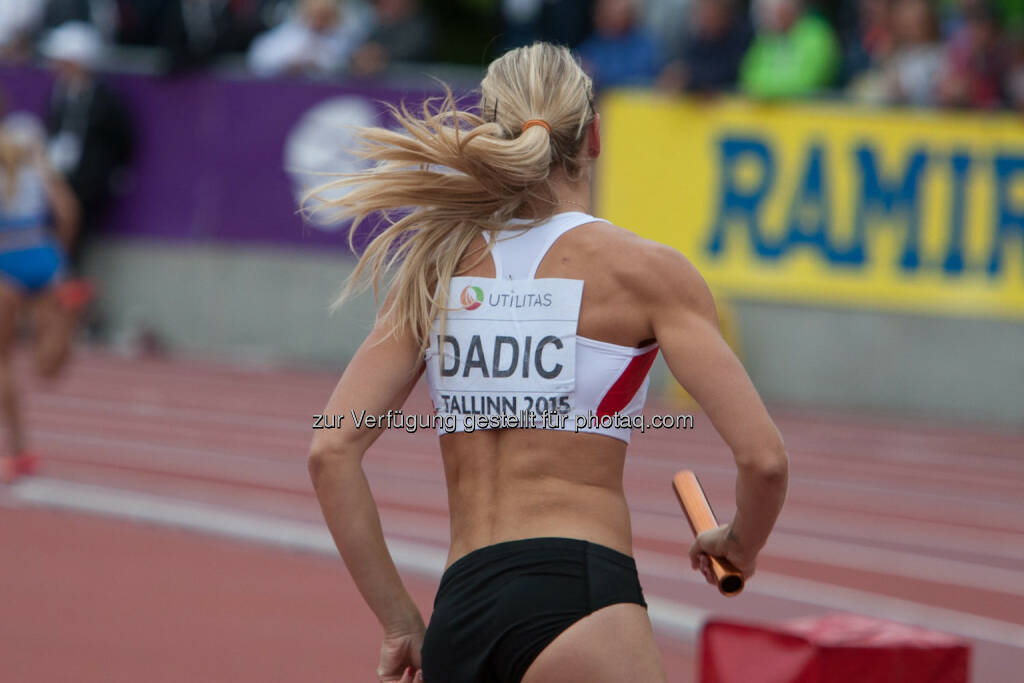 4x400m Staffel, Österreich, Dadic (Bild: ÖLV/Coen Schilderman) (21.07.2015) 