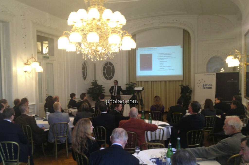 Roman Göd, MP Corporate Finance, präsentiert gemeinsam mit dem Aktienforum sein M&A-Yearbook 2013 (13.03.2013) 