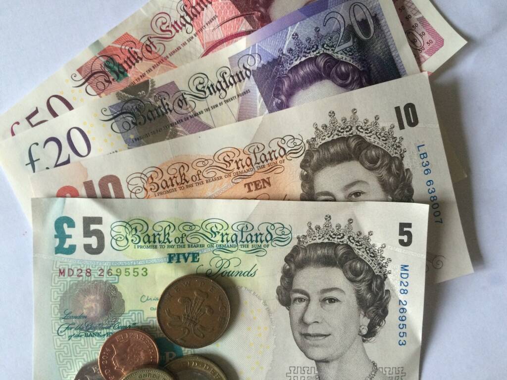 Britische Pfund, pounds, © photaq (22.07.2015) 