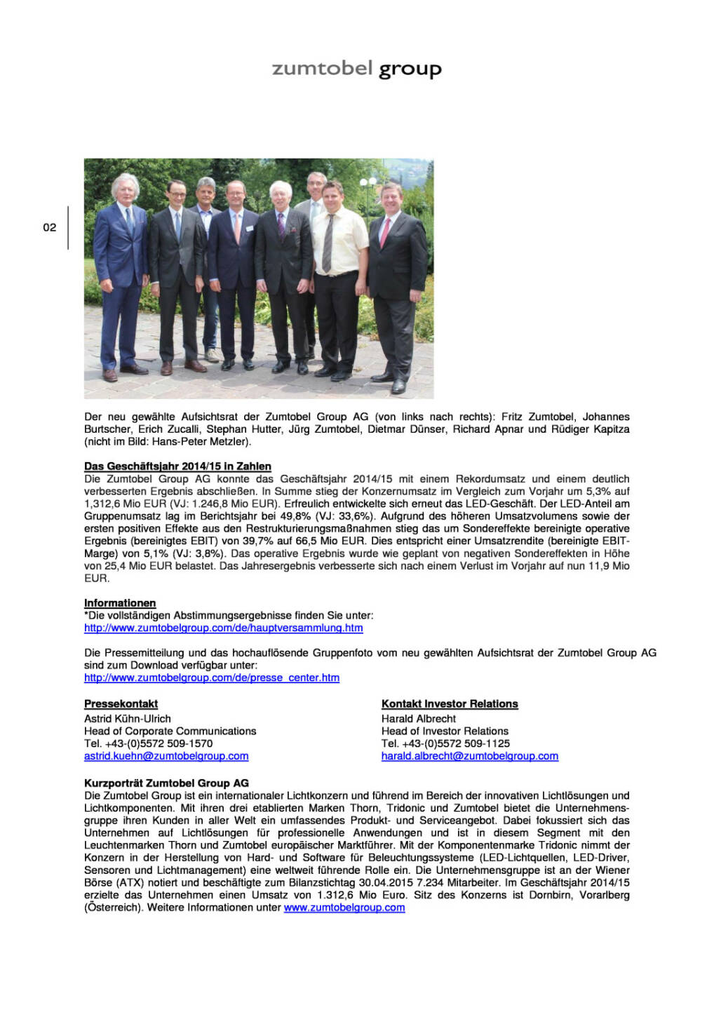 Zumtobel beschliesst Dividende von 0,22 Euro, Seite 2/2, komplettes Dokument unter http://boerse-social.com/static/uploads/file_251_zumtobel_beschliesst_dividende_von_022_euro.pdf