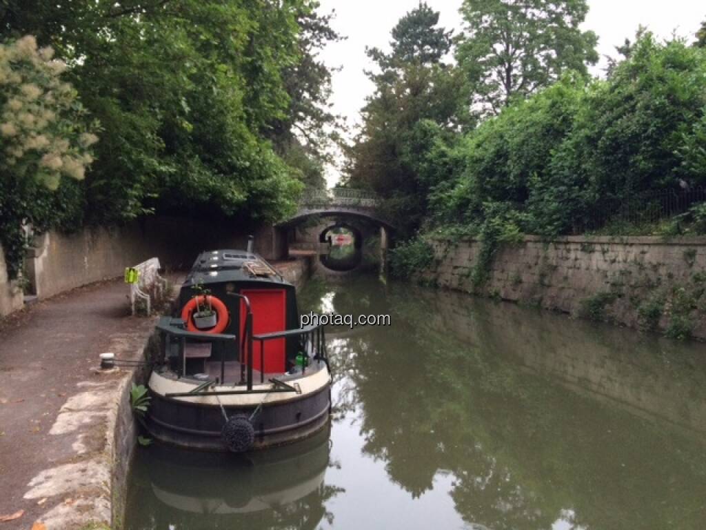 Kanal, Hausboot, England, Bath, © Martina Draper (26.07.2015) 