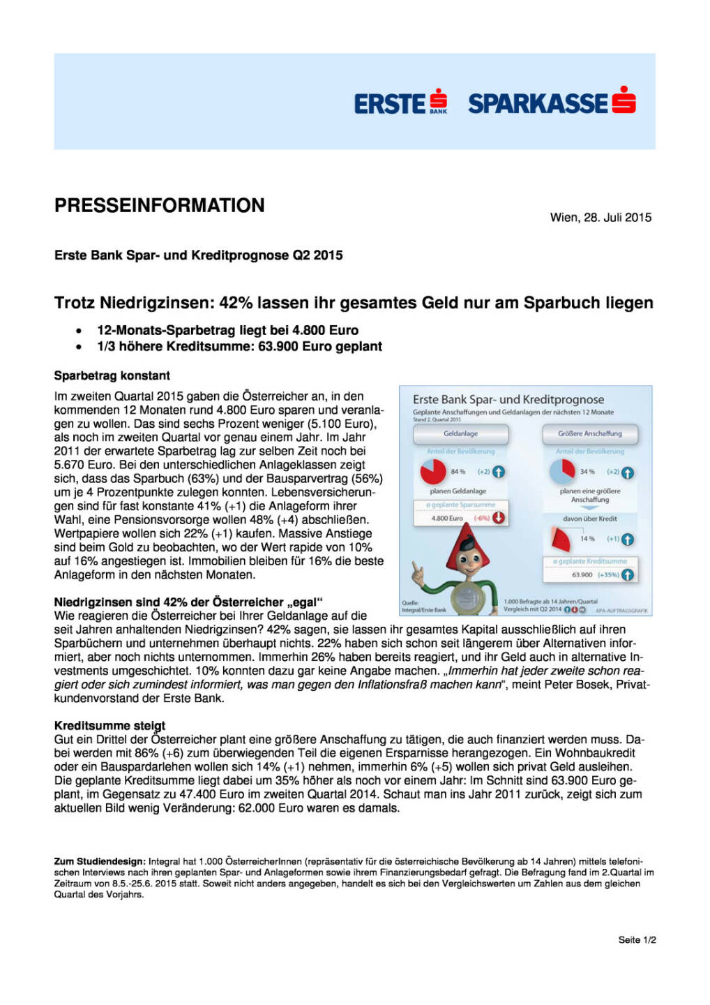 42% setzen auf 100% Sparbuch (Erste Bank), Seite 1/2, komplettes Dokument unter http://boerse-social.com/static/uploads/file_257_42_setzen_auf_100_sparbuch_erste_bank.pdf