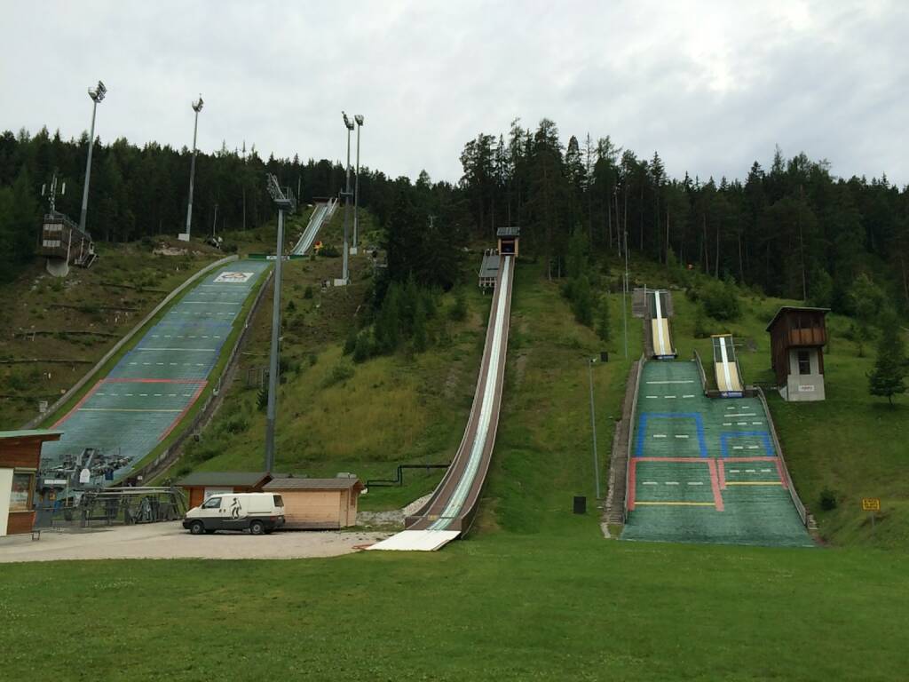 Kulm, Schanze, Skispringen, kein Schnee, © Martina Draper (02.08.2015) 