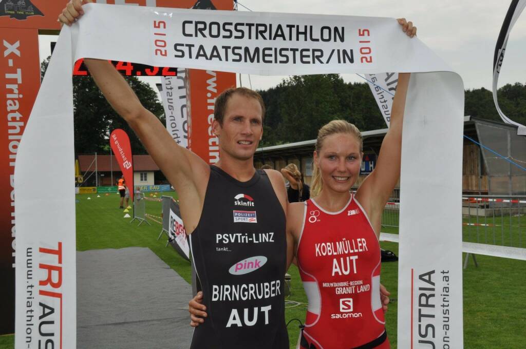 Sandra Koblmüller Crosstriathlon Staatsmeisterin 2015, Bild: Martin Wychera, © Sandra Koblmüller (03.08.2015) 