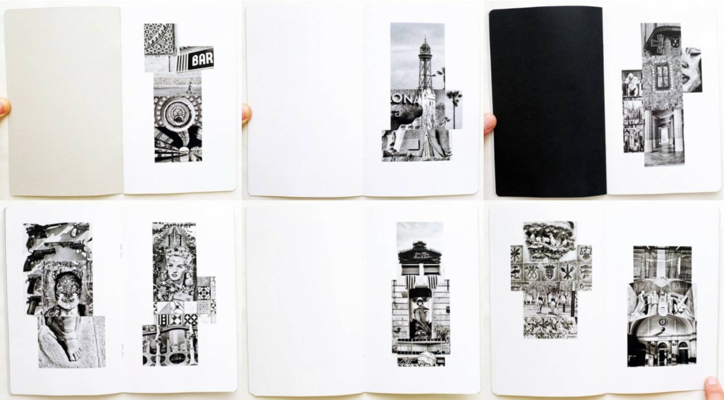 Juan Santos - BCN Photem. After Rauschenberg, Caravanbook 2015, Beispielseiten, sample spreads - http://josefchladek.com/book/juan_santos_-_bcn_photem_after_rauschenberg