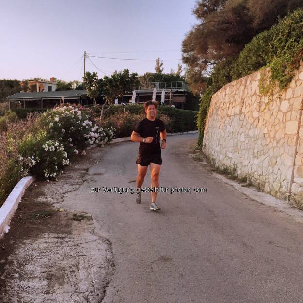 Jochen Gold laufen auf Zakynthos (10.08.2015) 