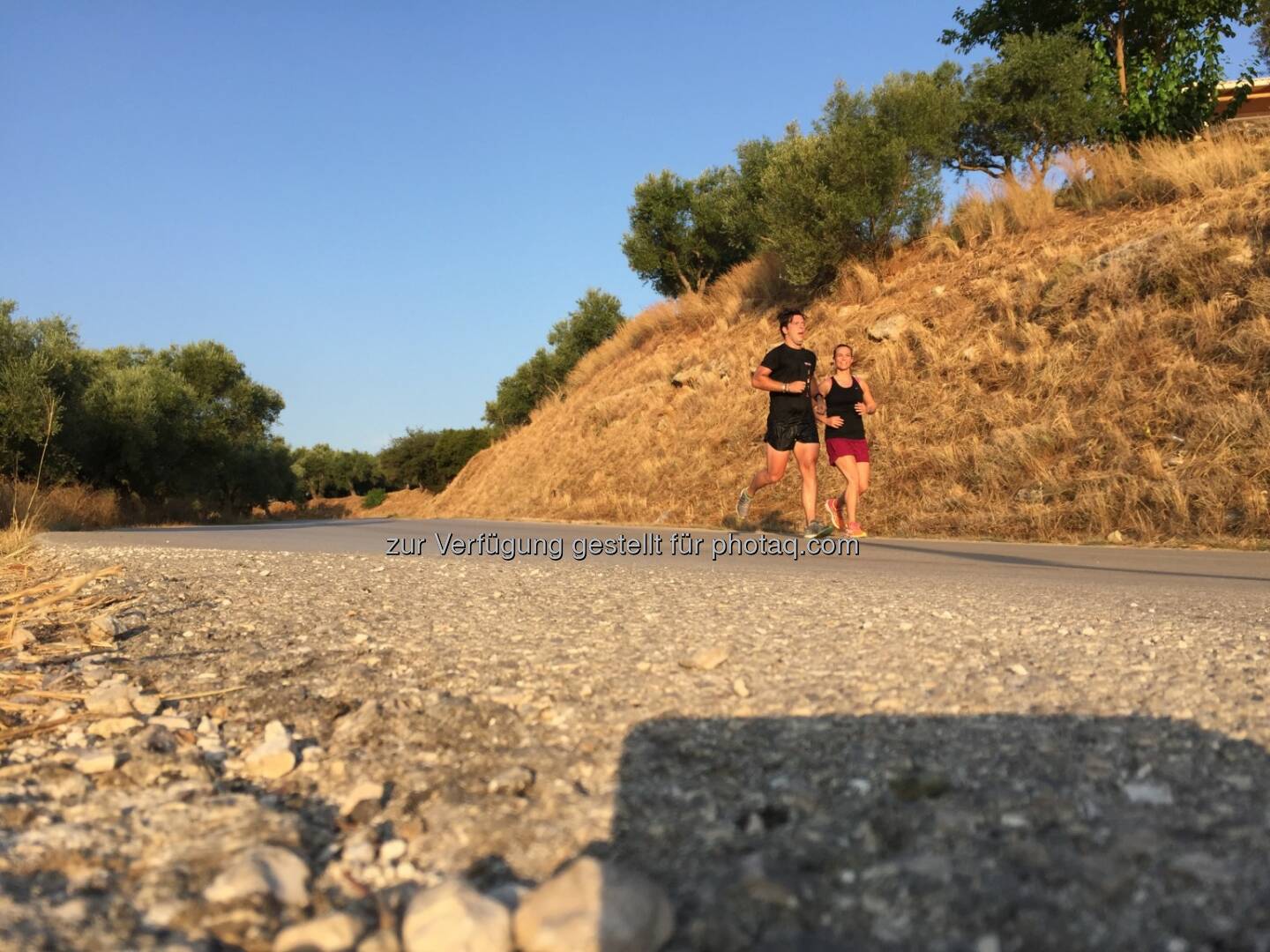 Jochen und Evelyn Gold, laufen, Griechenland