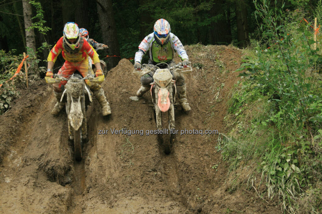 Enduro-Nationalteam für Isde Weltmeisterschaft bei Kaolinwerkrennen : Das Six Days Team Austria wird Anfang September in der Slowakei für Österreich antreten : Fotograf: Max Kleinrad/Fotocredit: Enduro Club Aspang, © Aussendung (12.08.2015) 