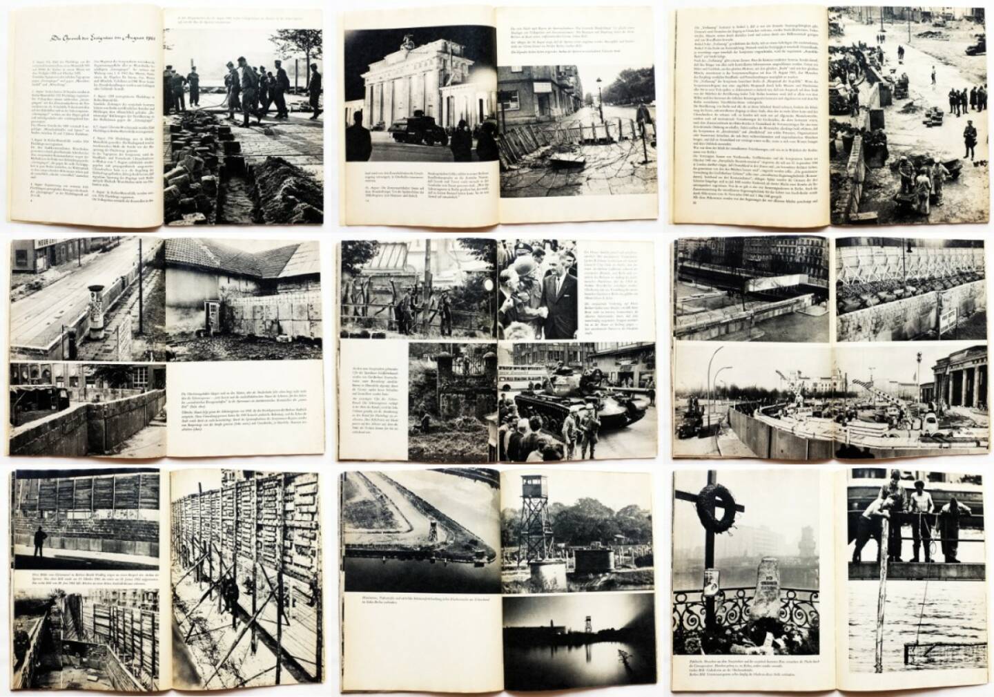 Berlin, 13. August, 1963 - Bundesministerium für gesamtdeutsche Fragen, Beispielseiten, sample spreads - http://josefchladek.com/book/berlin_13_august_1963_-_bundesministerium_fur_gesamtdeutsche_fragen