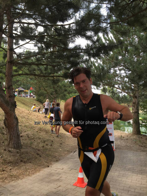 Jochen Gold beim Marchfeld Triathlon (16.08.2015) 