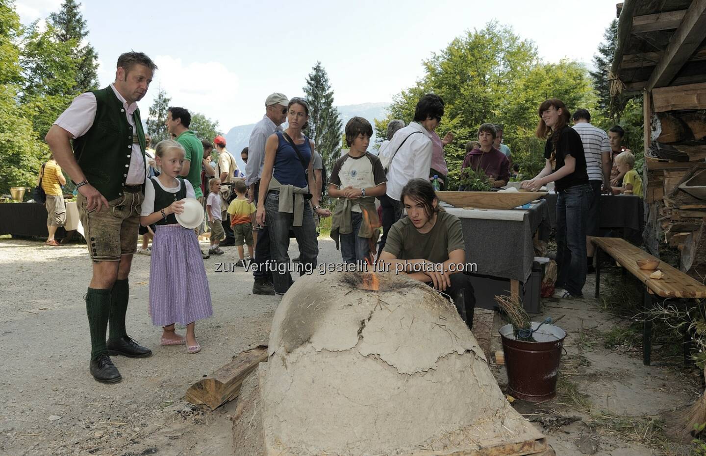 Hallstätter Salzberg : Archäologie am Berg 2015: Einblicke in die Erforschung des ältesten Salzbergwerks der Welt : Mitmachen, Ausprobieren, Entdecken! Gemeinsam mit den Salzwelten Hallstatt stellt das Naturhistorische Museum Wien von 22. bis 23. 8. 2015 die Forschungen am Hallstätter Salzberg vor : Fotograf: Kurt Kracher/Fotocredit: NHM Wien