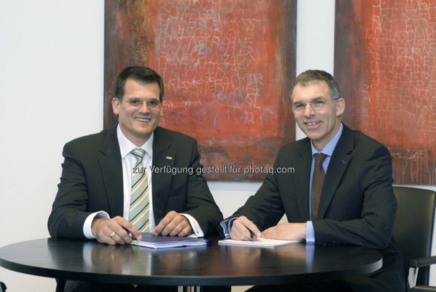LEG-Vorstand Eckhard Schultz (links) und Thomas Hegel