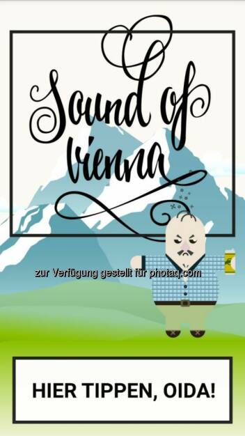 Wien, wie es spricht: Wiener Schmäh Soundboard-App “Sound of Vienna” : Die besten Wiener Sprüche auf dem Handy abspielen - per WhatsApp teilbar - als Klingelton oder SMS-Ton verfügbar : © Team Leiwand, © Aussender (24.08.2015) 