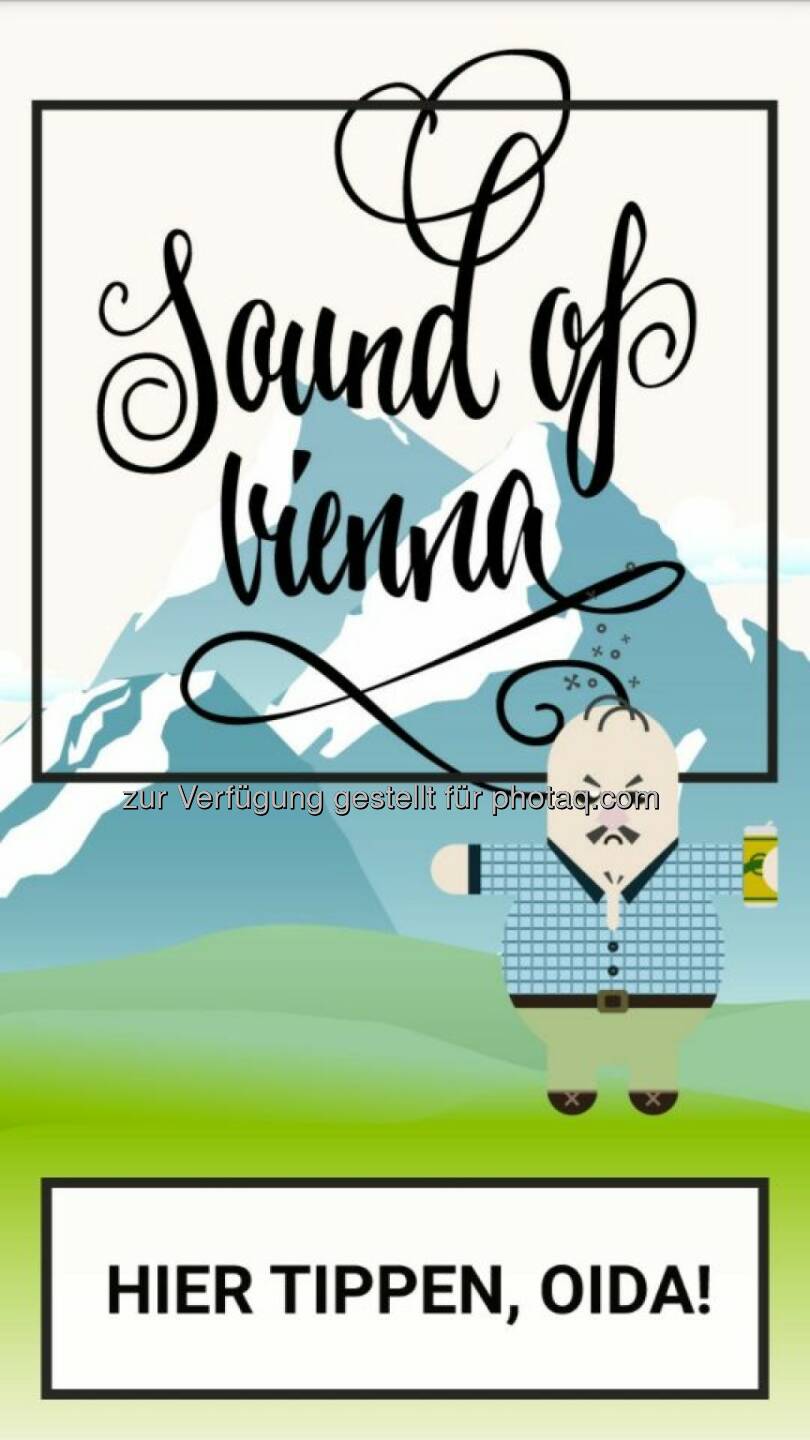 Wien, wie es spricht: Wiener Schmäh Soundboard-App “Sound of Vienna” : Die besten Wiener Sprüche auf dem Handy abspielen - per WhatsApp teilbar - als Klingelton oder SMS-Ton verfügbar : © Team Leiwand