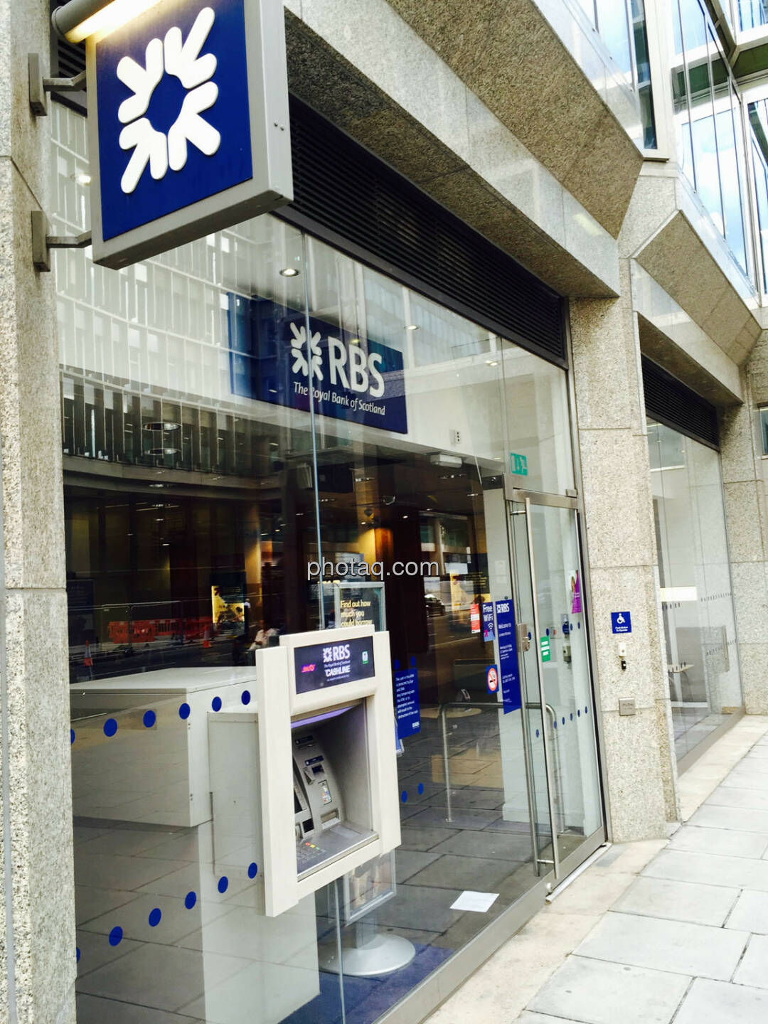 RBS, Royal Bank of Scotland, Bankomat