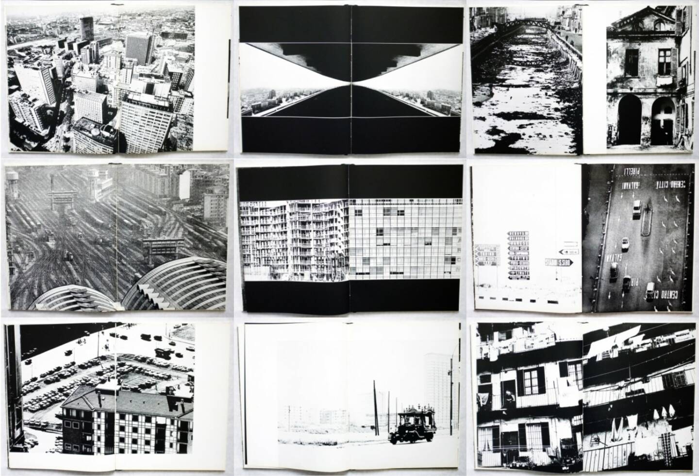 Giulia Pirelli and Carlo Orsi - Milano, Bruno Alfieri Editore 1965, Beispielseiten, sample spreads - http://josefchladek.com/book/giulia_pirelli_and_carlo_orsi_-_milano