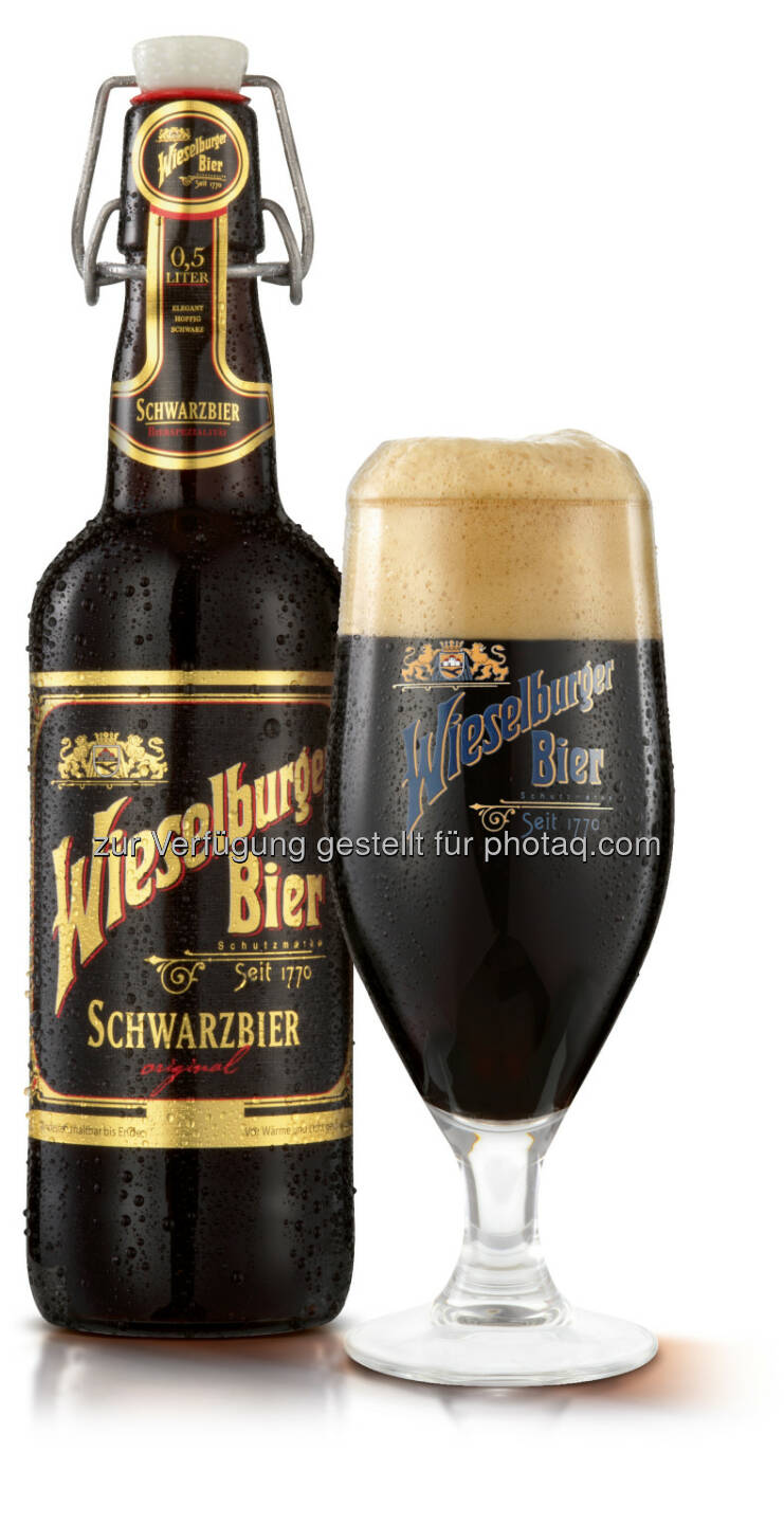 Innovation aus Niederösterreich: Wieselburger präsentiert edles Schwarzbier : © Brau Union Wien