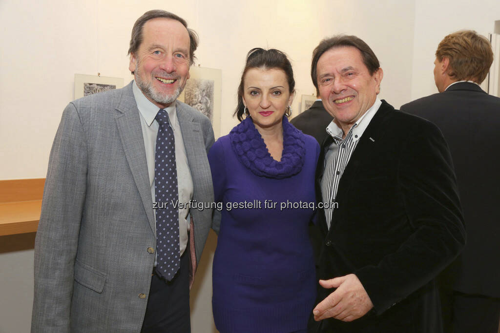 Engelbert Washietl (Initiative Qualität im Journalismus), Irene Wiesinger (Group DF International), Peter Muzik (Medienconsulter Public & Media)
 , © Melzer PR Group (20.03.2013) 