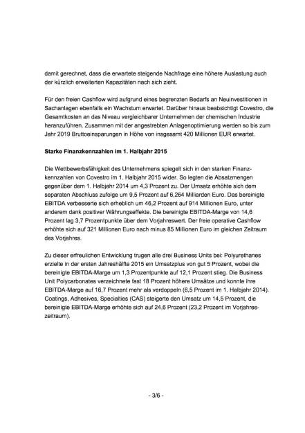 Bayer plant IPO für Covestro, Seite 3/6, komplettes Dokument unter http://boerse-social.com/static/uploads/file_349_bayer_plant_ipo_fur_covestro.pdf (04.09.2015) 