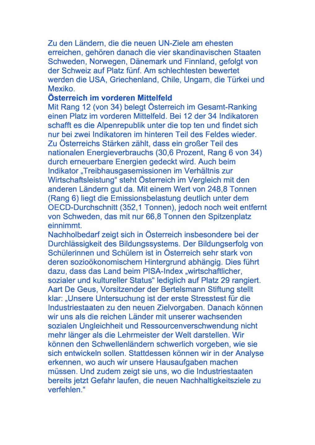 Nachhaltigkeitsziele der Industriestaaten, Seite 2/4, komplettes Dokument unter http://boerse-social.com/static/uploads/file_355_nachhaltigkeitsziele_der_industriestaaten.pdf