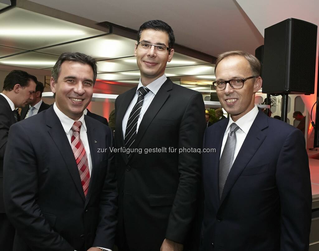 Michael Zettl (Accenture), George Wallner (bmwfw), Klaus Malle (Accenture), © Fotocredit: © Accenture/APA/ Roßboth  (15.09.2015) 