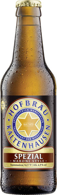 Bierspezialität Maroni Style : Der Herbst kommt : Edelkastanie, Röstnote, Samt : Das Maroni Style aus der Spezialitäten-Manufaktur Hofbräu Kaltenhausen ist wieder da © Brau Union Österreich, © Aussender (17.09.2015)