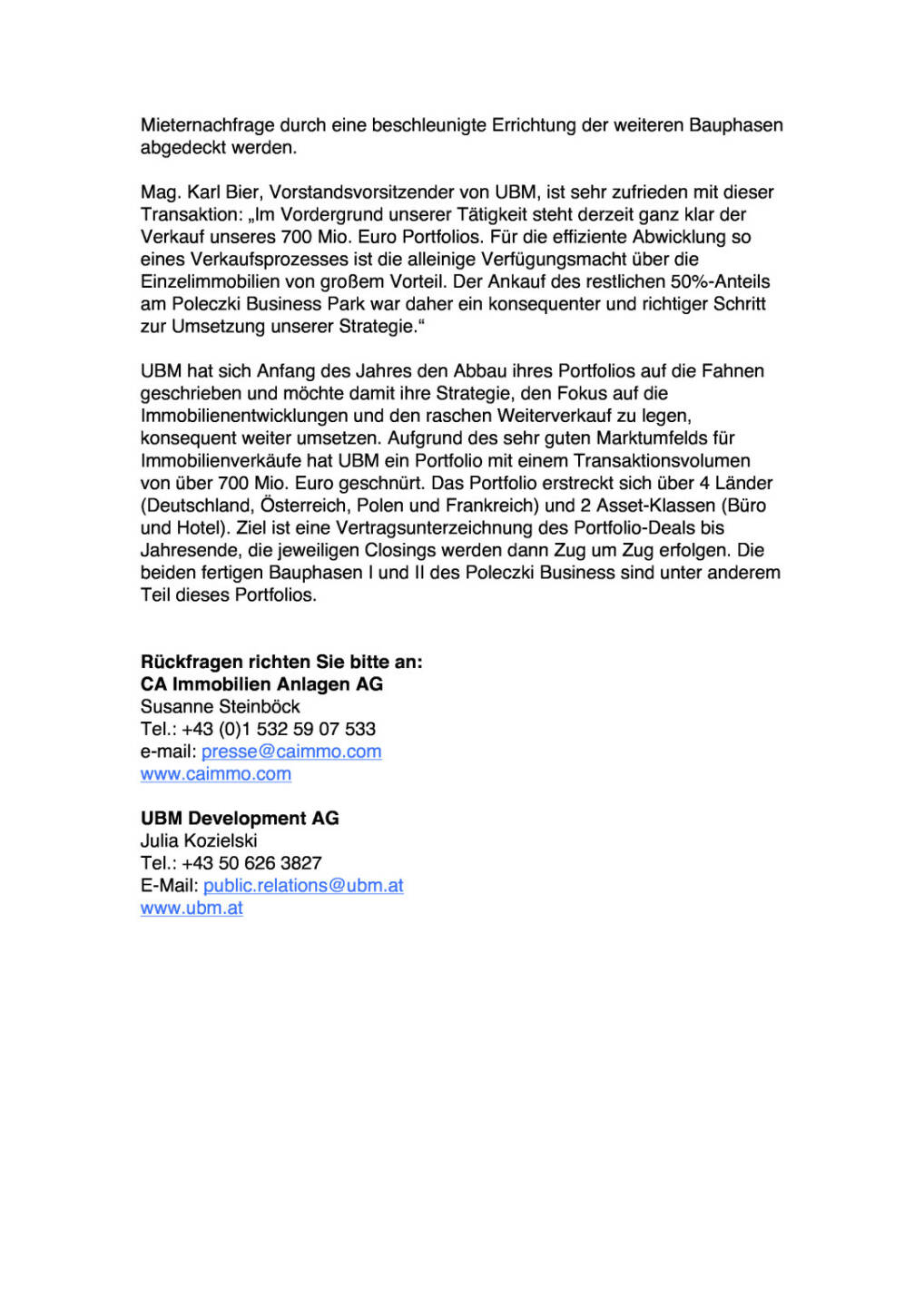CA Immo verkauft an UBM, Seite 2/2, komplettes Dokument unter http://boerse-social.com/static/uploads/file_380_ca_immo_verkauft_an_ubm.pdf